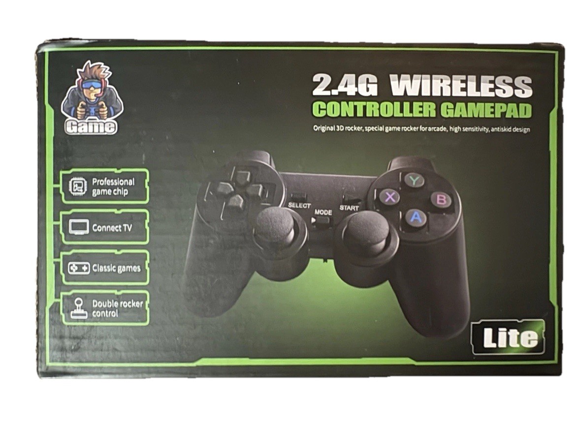 GameStick Lite 4K Microconsole Wireless Controller Double Rocker Classic Games