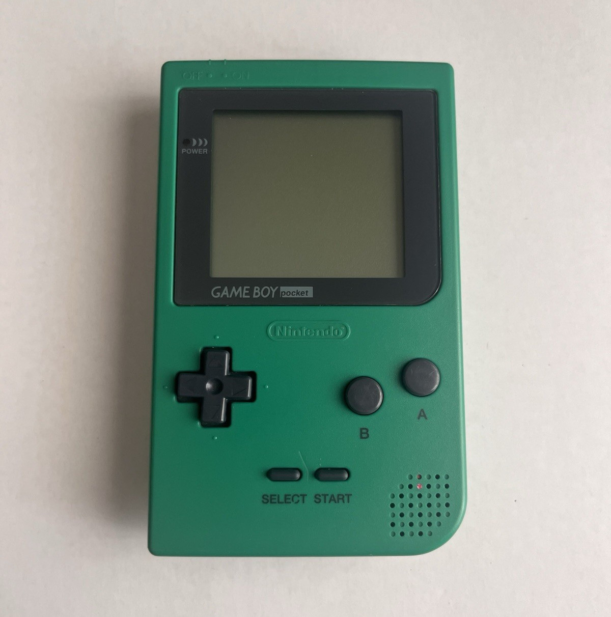 Nintendo Game Boy Pocket MGB-001 Green Handheld System, Headphone Jack