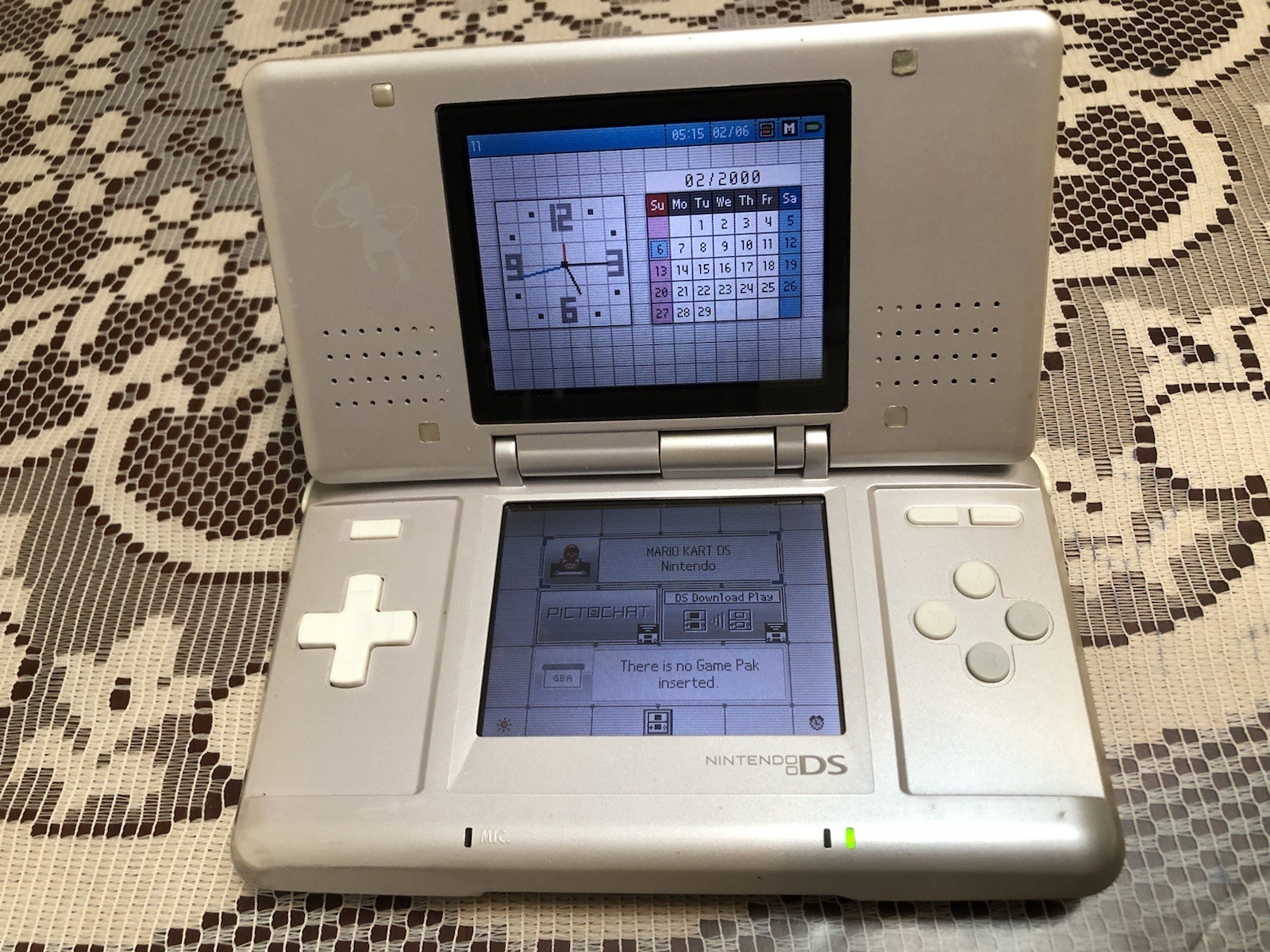 Nintendo DS Mew Edition Pokémon Center Limited Console AUTHENTIC! TESTED!