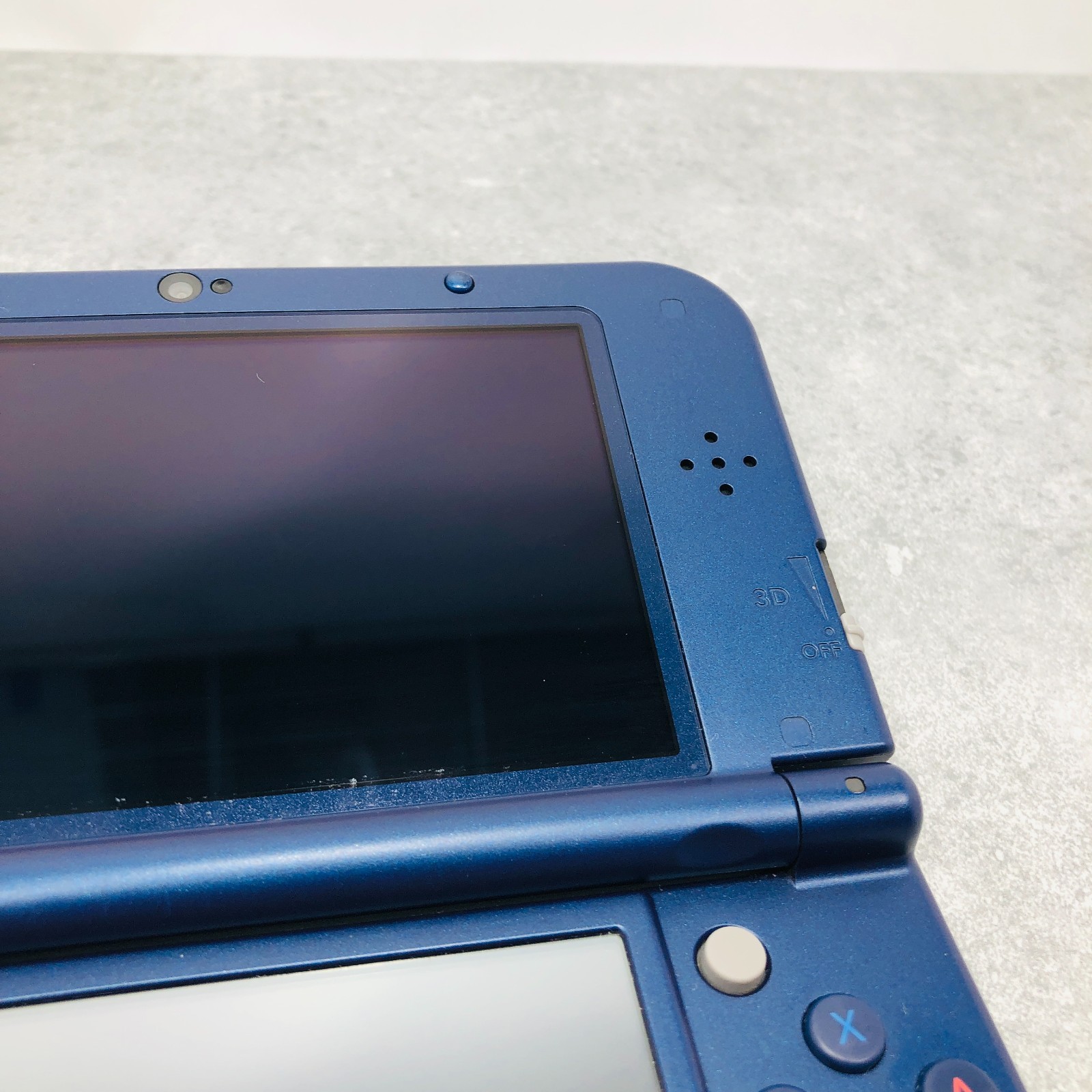 [Top IPS / EX+3] New Nintendo 3DS LL XL Metallic Blue console Japan NTSC-J 06-02
