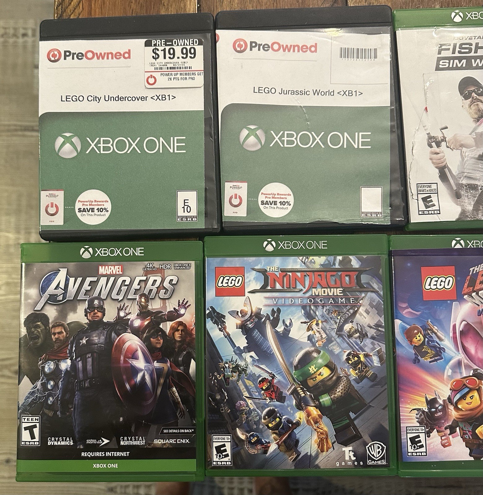 Xbox One S 1TB Bundle W/ Controller Power Cable HDMI + 16Games Tested Works