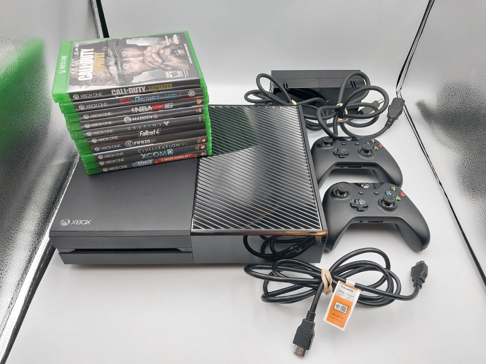 Xbox One Console 500GB System Bundle Lot With 2 Controllers & 10 Games – TESTED