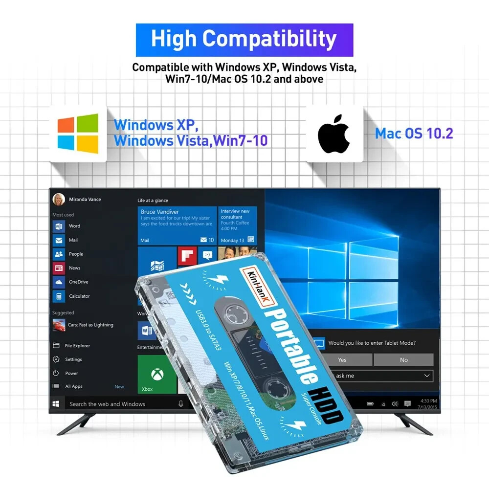 Super Console 17.6oz Game HDD 100000 Video 70 Émulateurs For Dc / Mame / Ss *