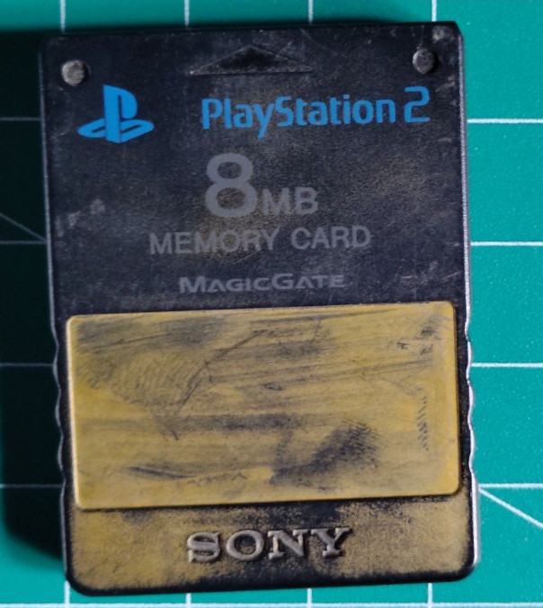 Lot of 3 (Three) PS2 Console 8 MB Memory Cards – SCPH10020 (x2) PS80516 (x1)