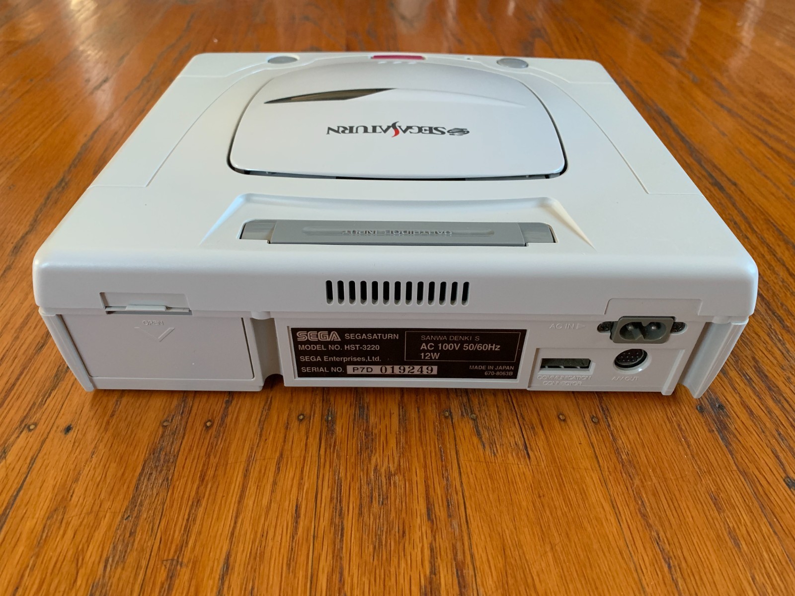 Sega Saturn white Japanese console system Fighters Megamix Daytona USA Circuit