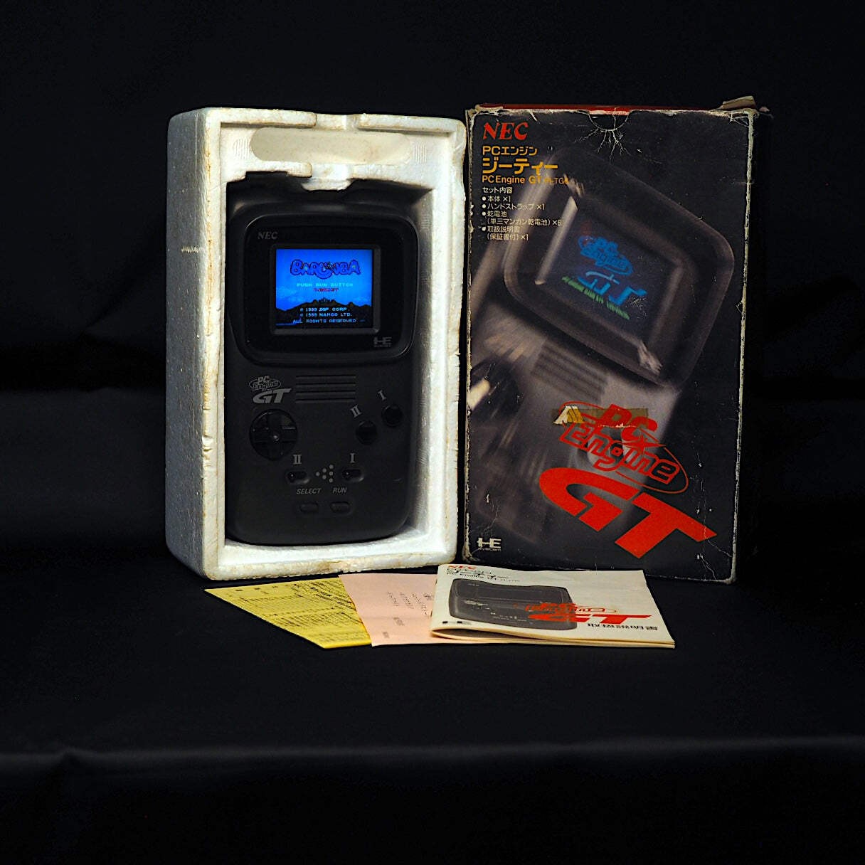 NEC PC Engine GT Console PI-TG6 Boxed Tested Capacitors & gears replaced HuCARD