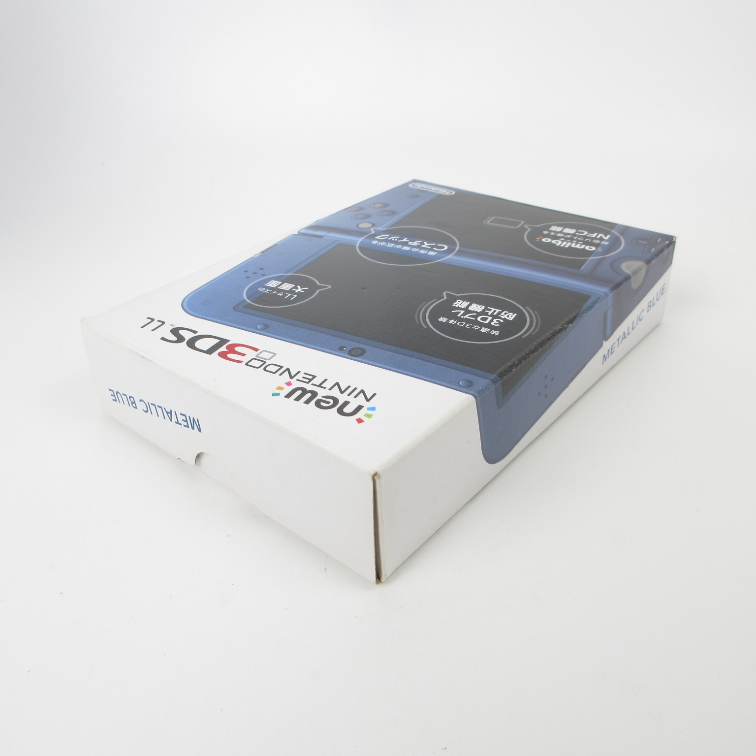 【Very Good】Top IPS Nintendo New 3DS LL XL Metallic Blue Console Japan Ver. #Arr0
