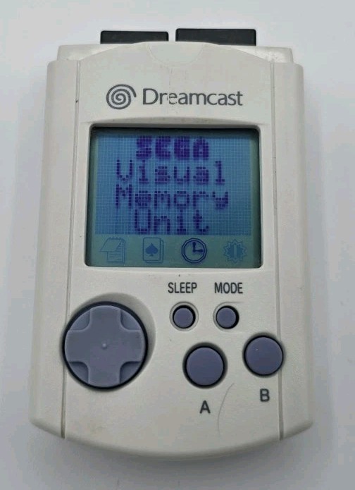 Sega Dreamcast Console With Controller VMU and Cables All Tested Working
