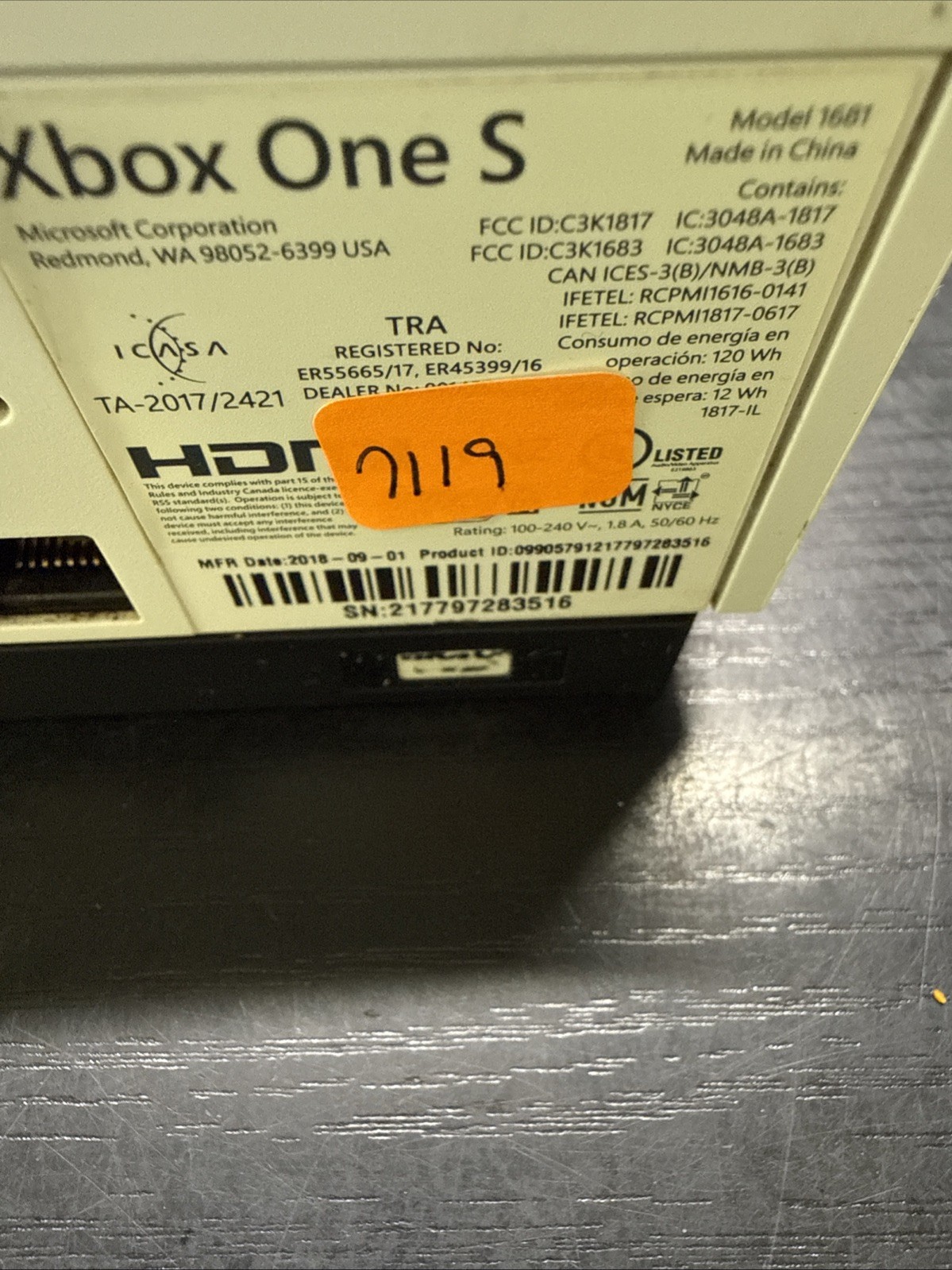 •Read First•Microsoft Xbox One S 500GB Console – White