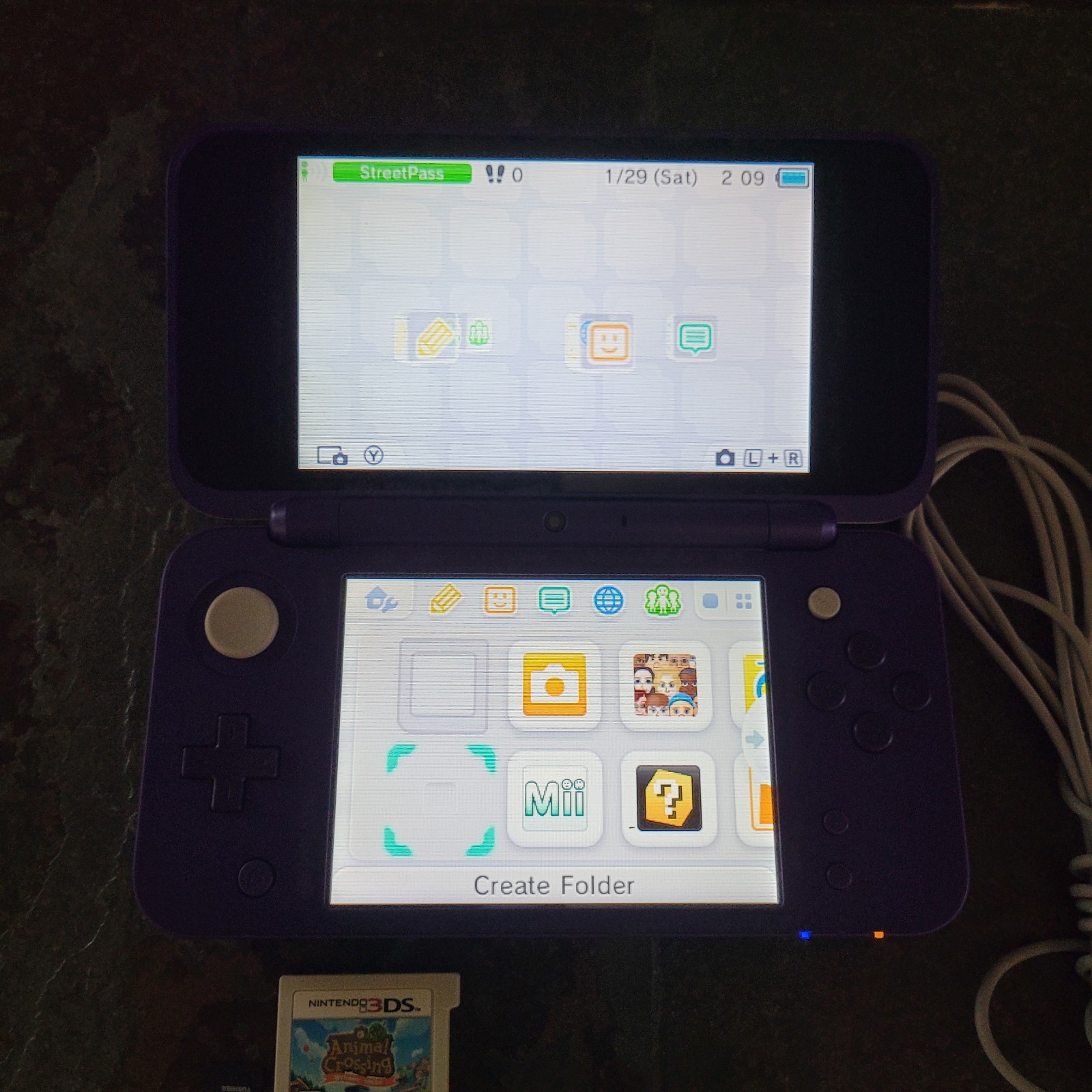 Nintendo 2DS XL Purple Handheld Console Nintendo 4GB Touchscreen JAN-001