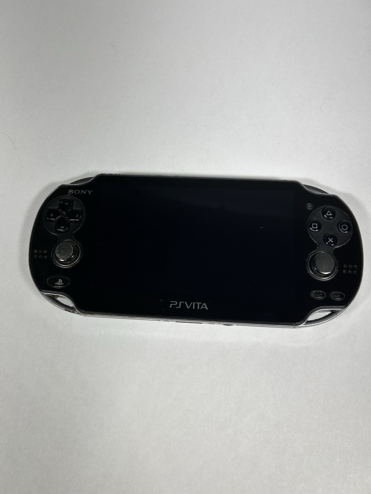 Sony PlayStation Vita PCH-1001 Black Handheld Console w/ Charger 5 Games Tested