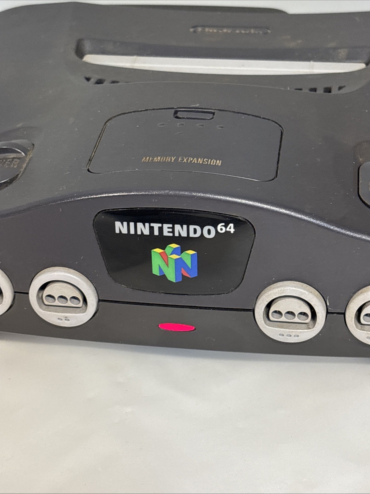 Nintendo 64 N64 Console w/ Memory Expansion 2 Controllers Games & Cords Untested