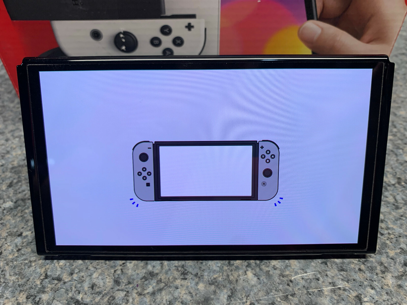 Nintendo – Switch OLED Handheld Console – 64GB Model: HEG-001 with B/R Joycon