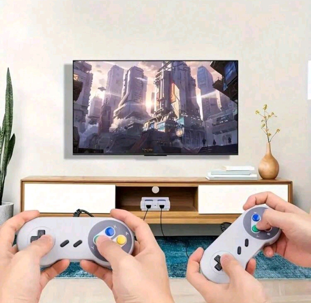 Super Mini SNES SN-02 retro NES hdmi TV game console w/ 821 classic games NEW
