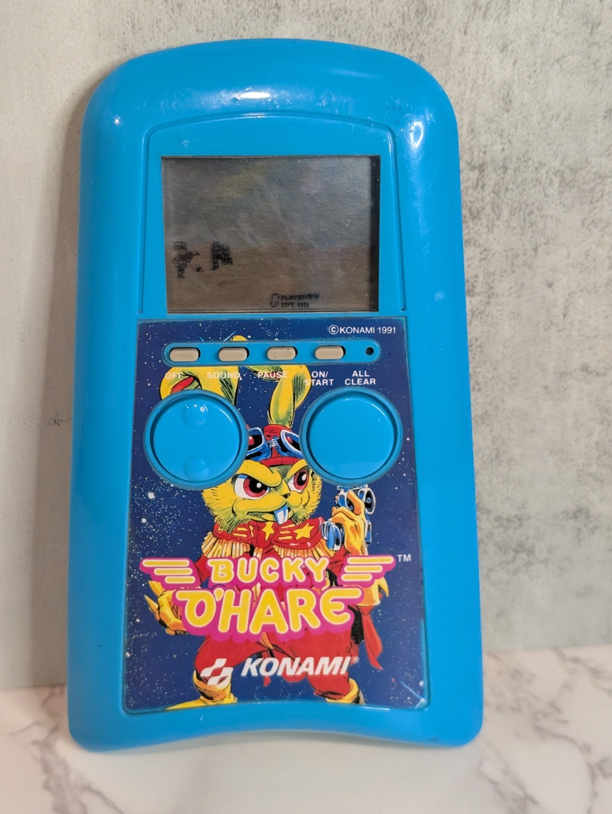 RARE Bucky O’Hare Konami Vintage 1991 Handheld Game Tiger LCD Tested and Working