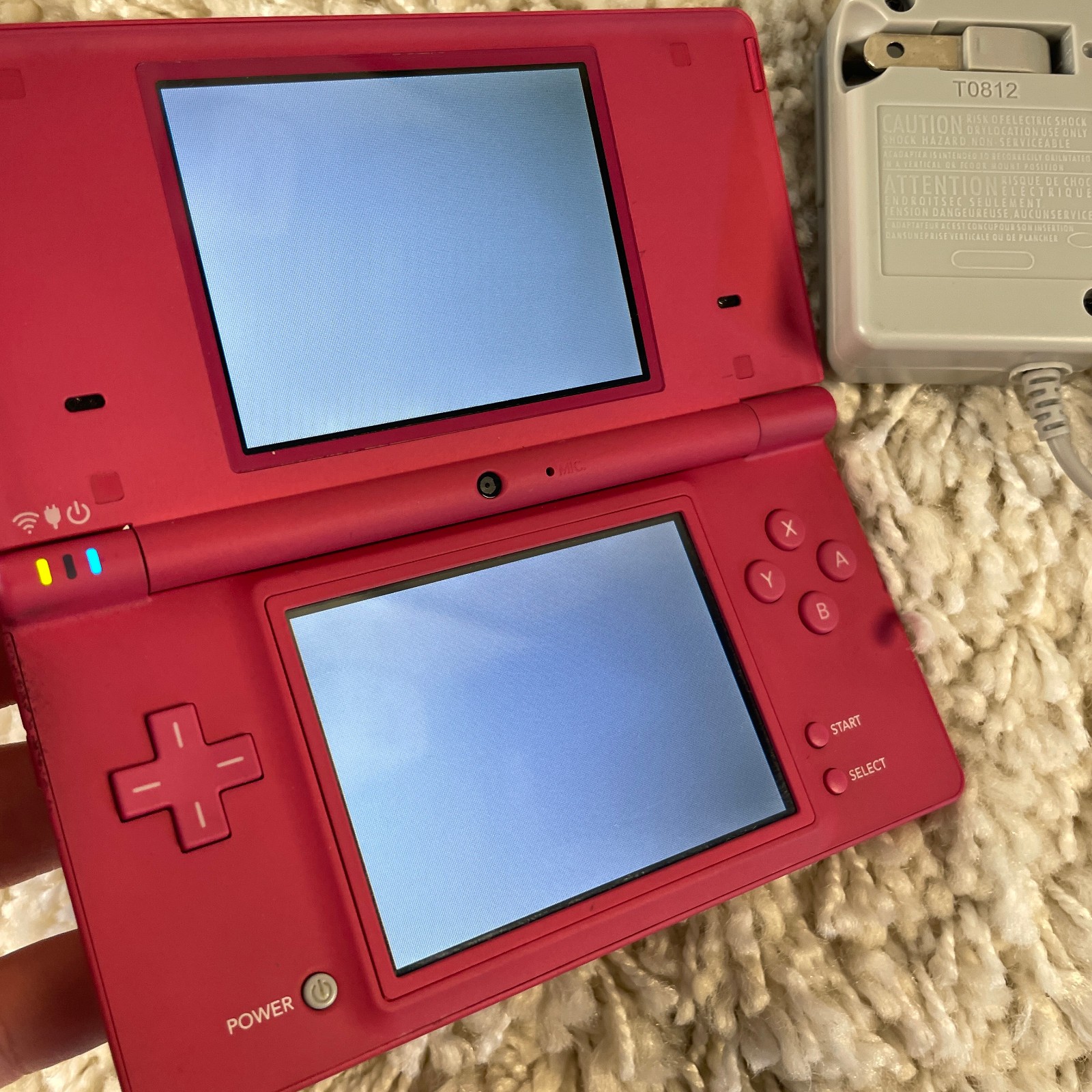 Nintendo DSi Hot Pink Handheld Console System TWL-001 Tested