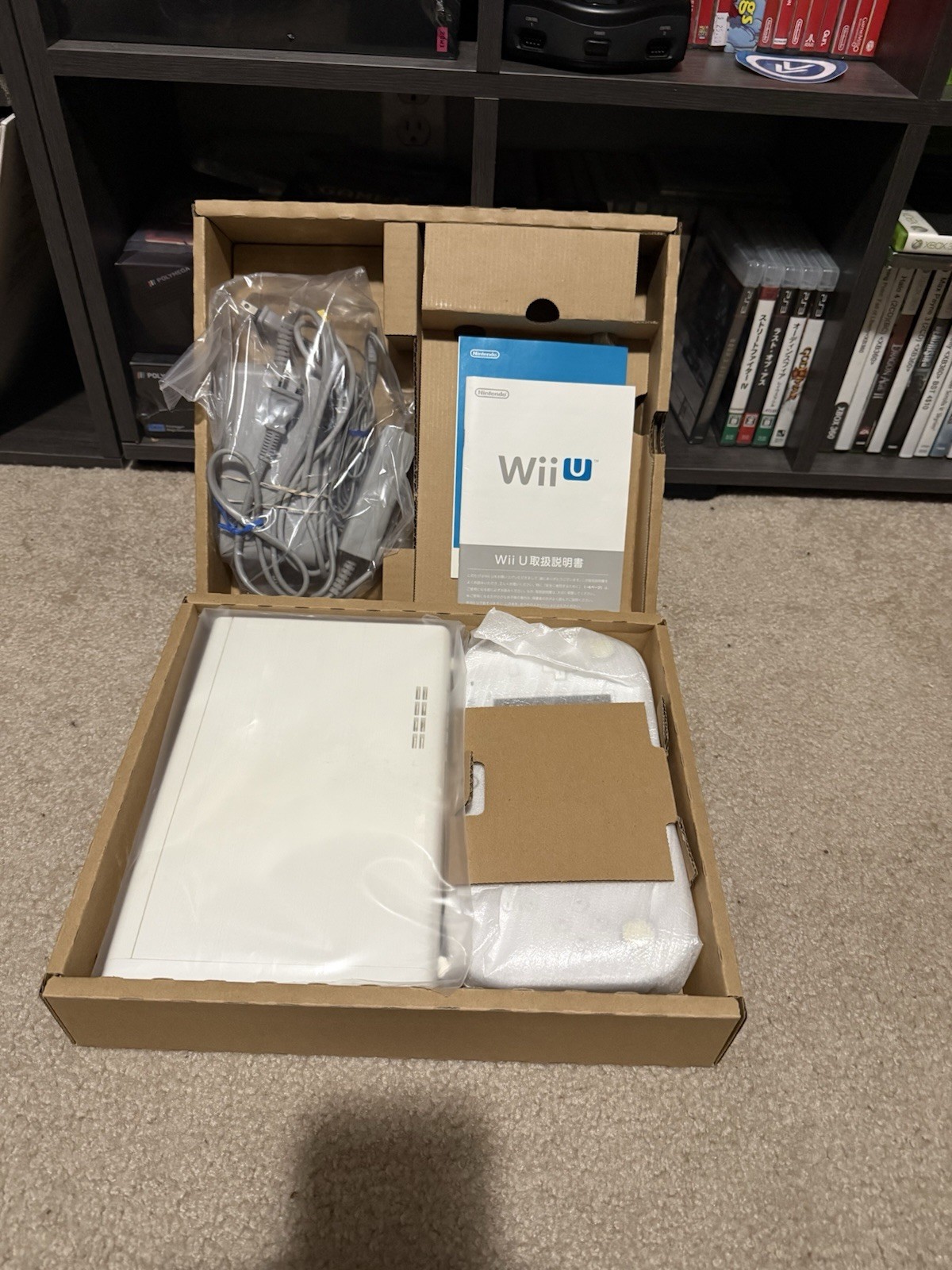 Nintendo Wii U 32GB Splatoon Set Console Boxed CIB White NTSC-J Japan Tested