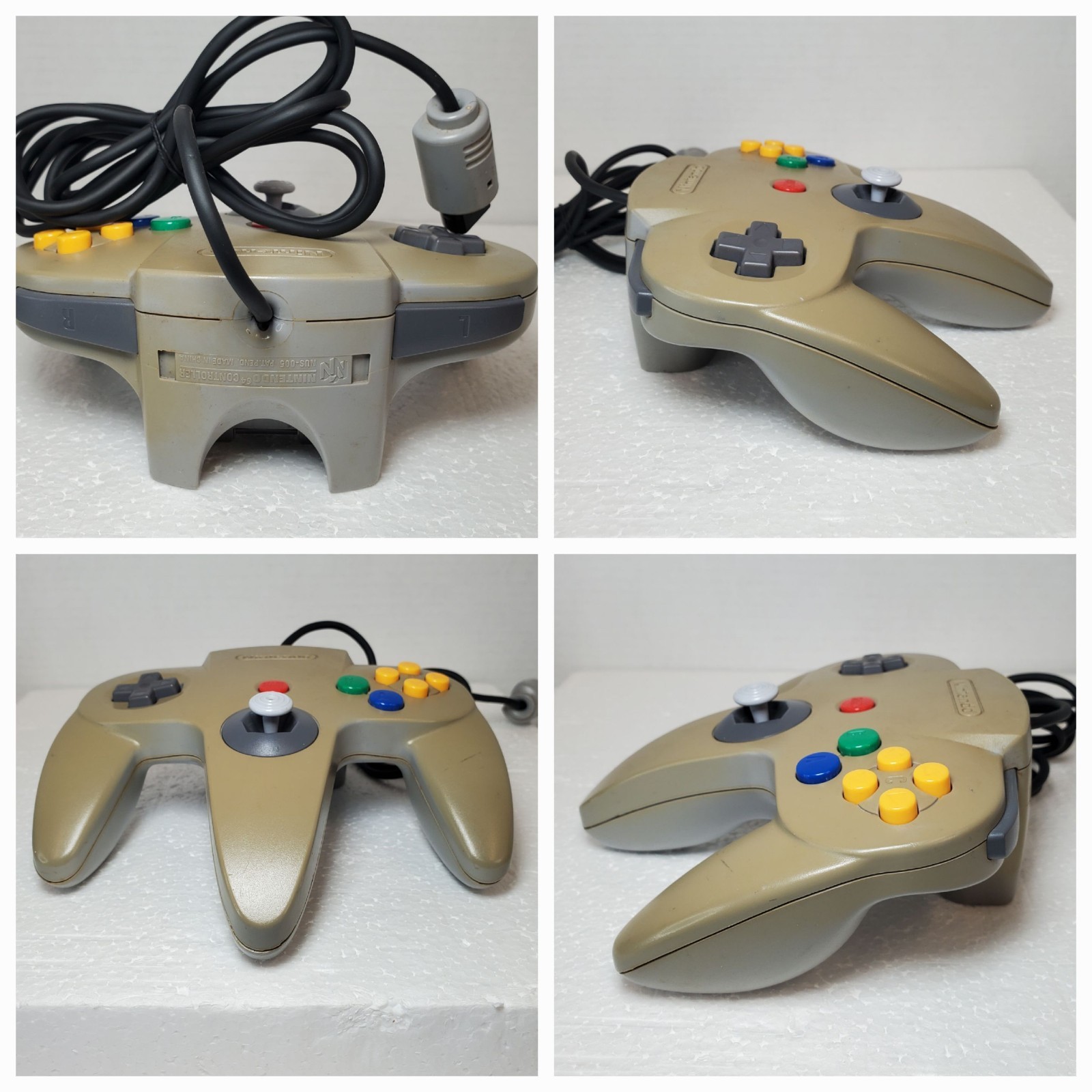Nintendo 64 N64 NUS-001(USA) with OEM Accessories & 5 Games TESTED – WORKING✅