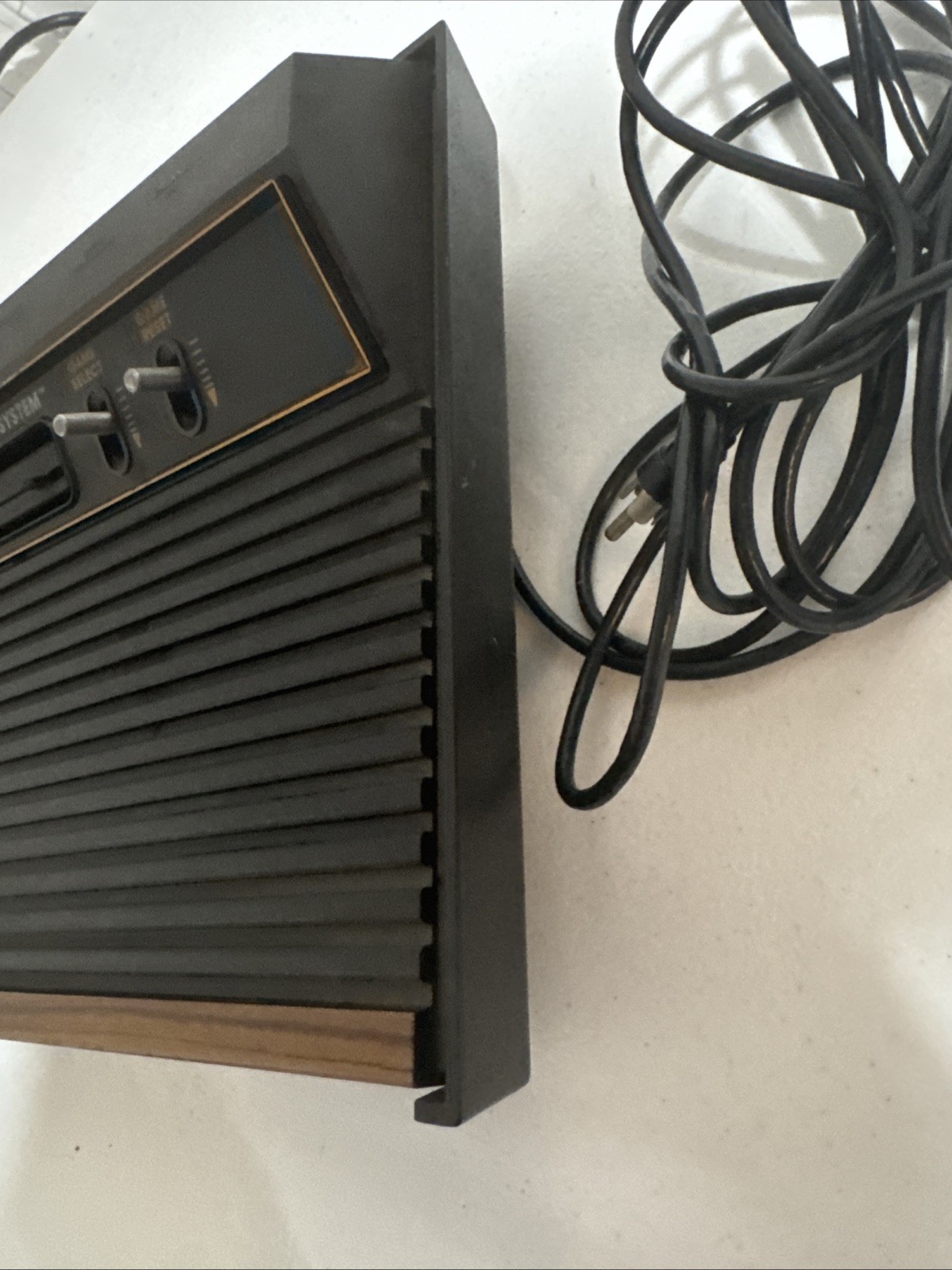 Atari 2600 Console CX2600 Wood Grain UNTESTED