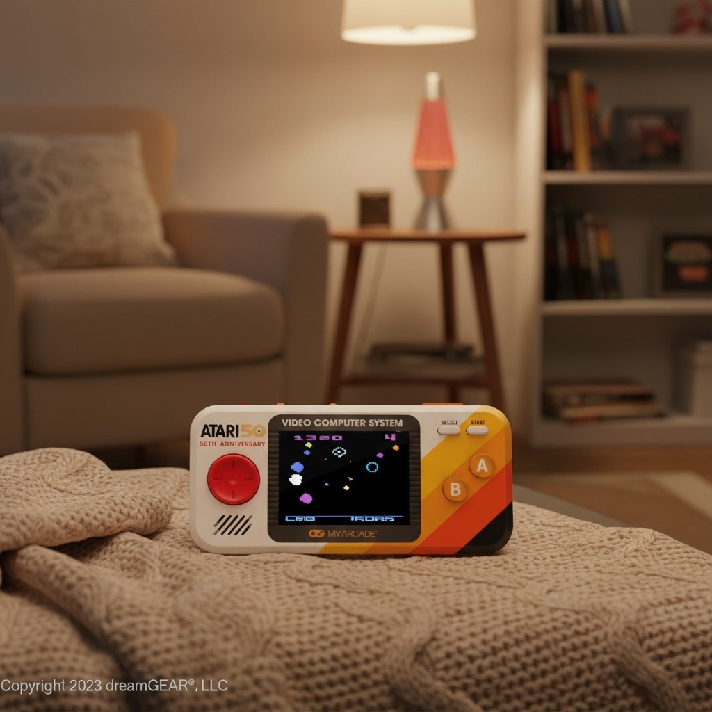 Compact Gaming Device with 2.75 Inch LCD Screen and Ergonomic Button Controls