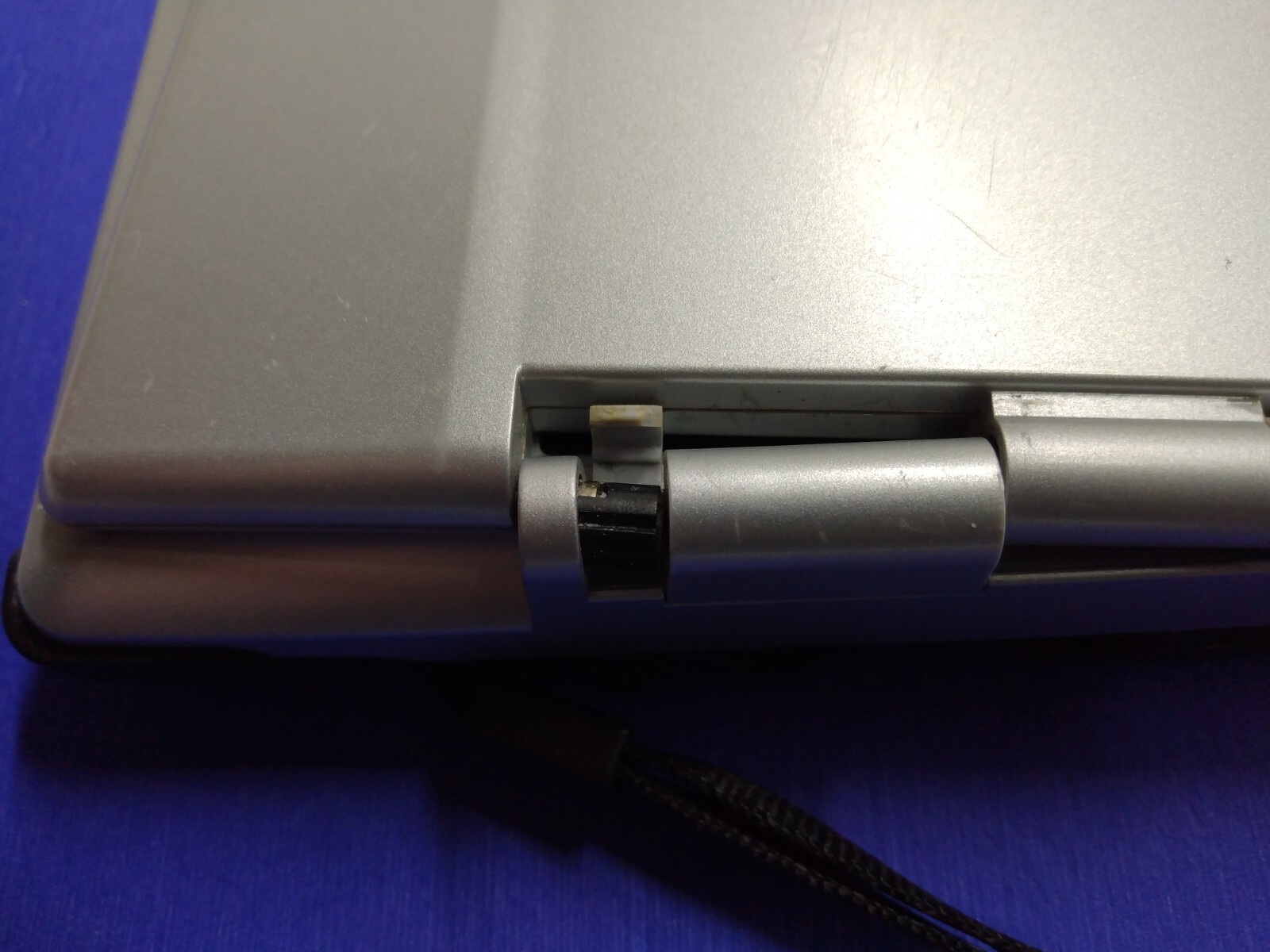 Nintendo DS Original Console – Titanium Silver – With 3 Games WORKS – READ! V9