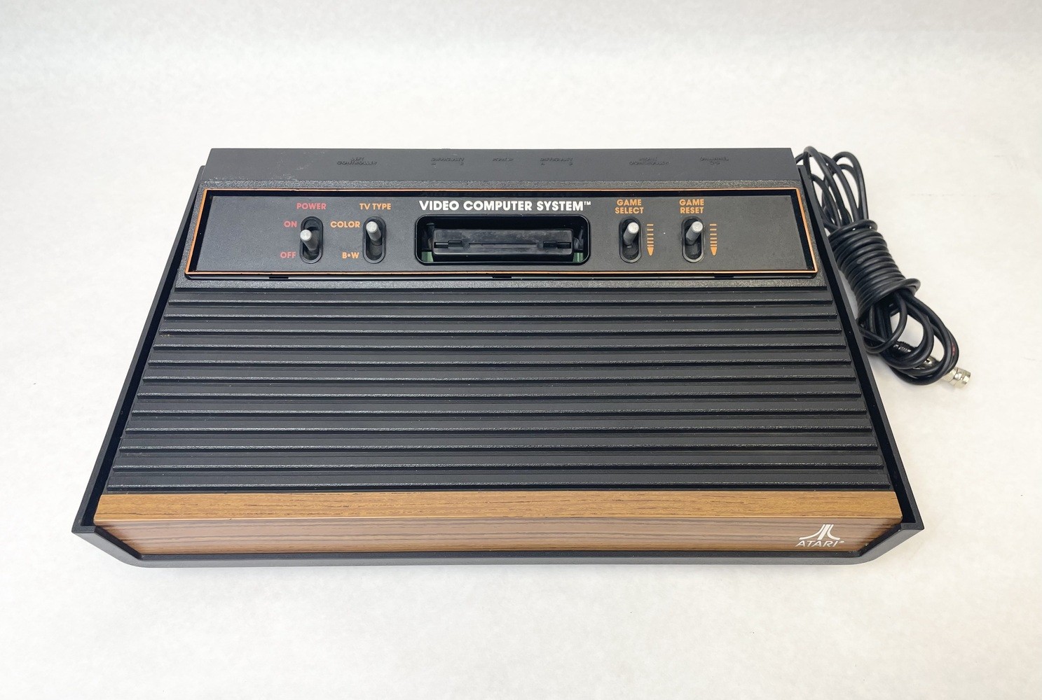 Atari CX-2600A Vintage 4 Switch Console W/ 2 Joysticks And 6 Games