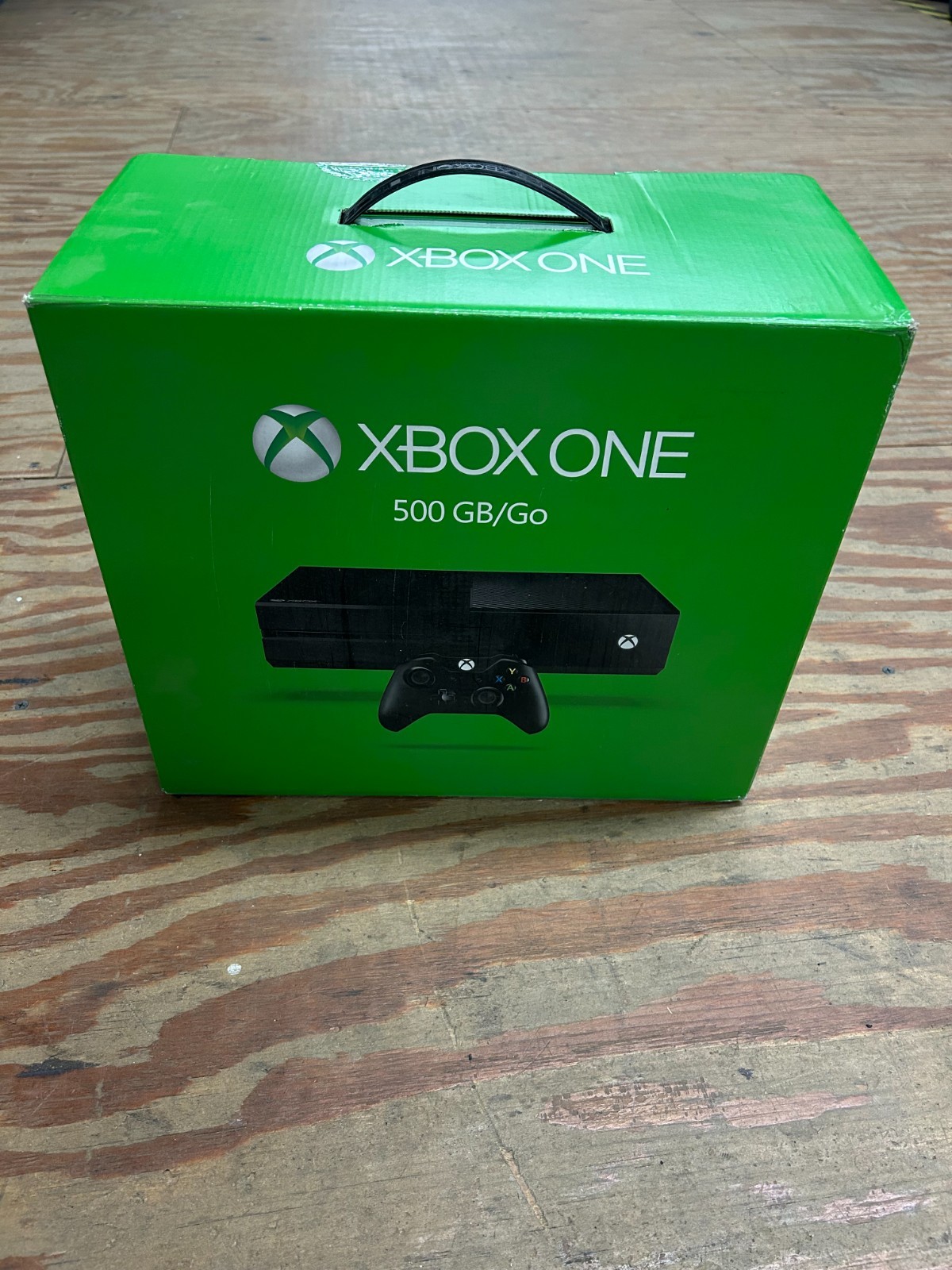 Microsoft Xbox One with Kinect 500GB Black Console – box included, used, WORKING
