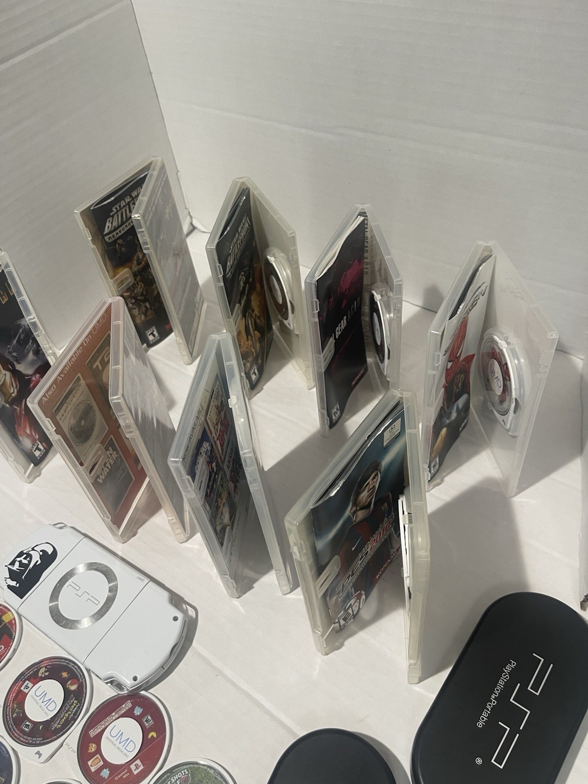 Star Wars Limited Edition Darth Vader PSP-2001 Bundle 20+ UMD’s READ, Chk Img
