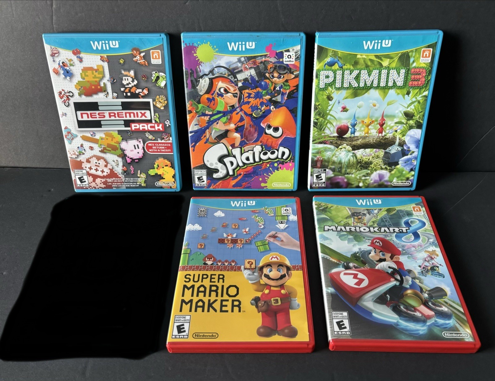 Tested Nintendo Wii U 32GB Console, 5 Games, Controllers, All Cords, HDMI Cord