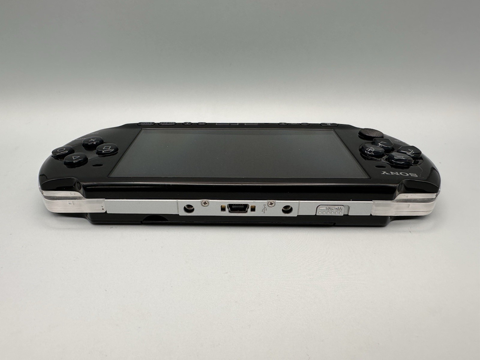 Sony PSP-3000 Piano Black Crisp Screen Tested + New Battery, Charger