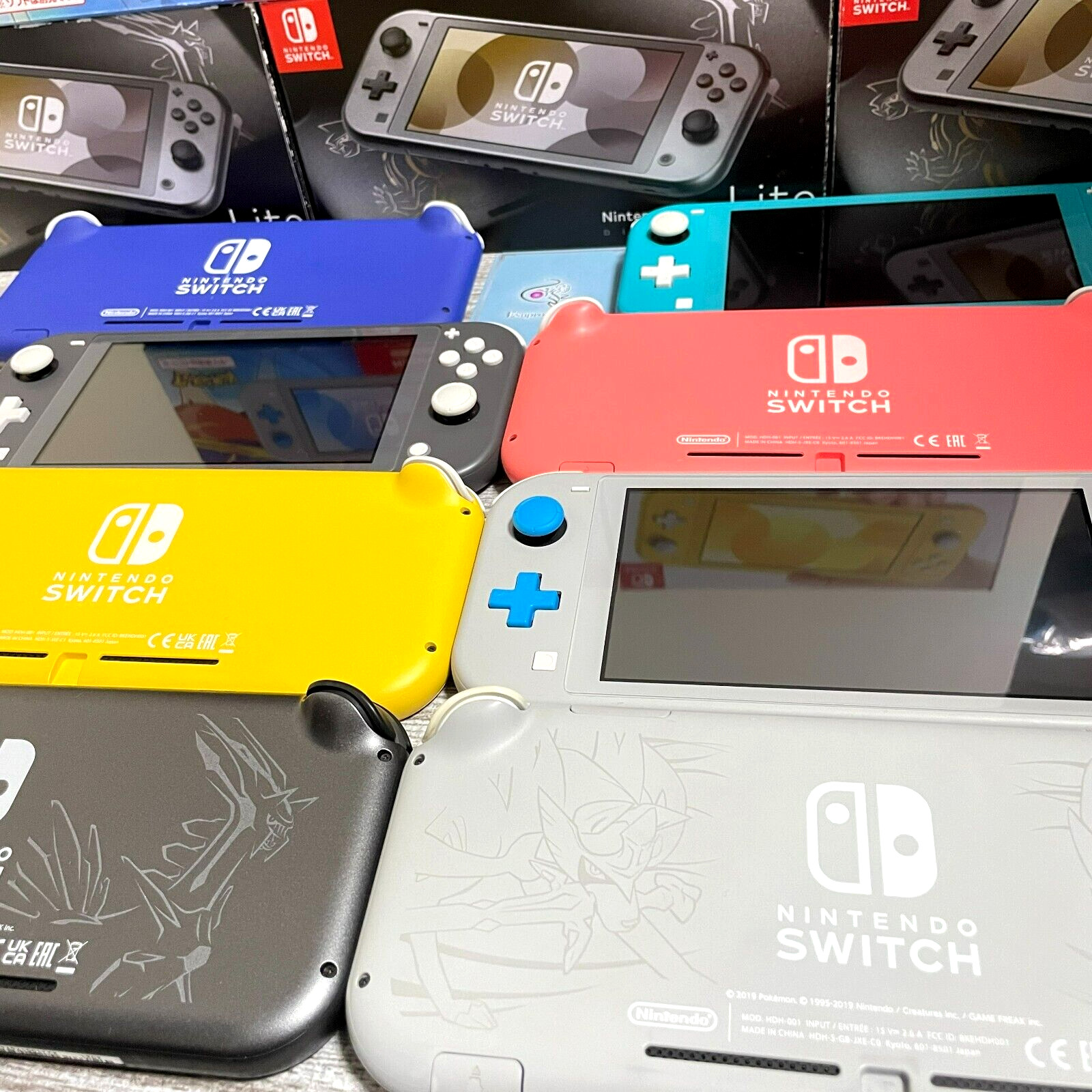 Nintendo Switch Lite Console Only A Rank Region Free Japan Tested Pokemon Zelda