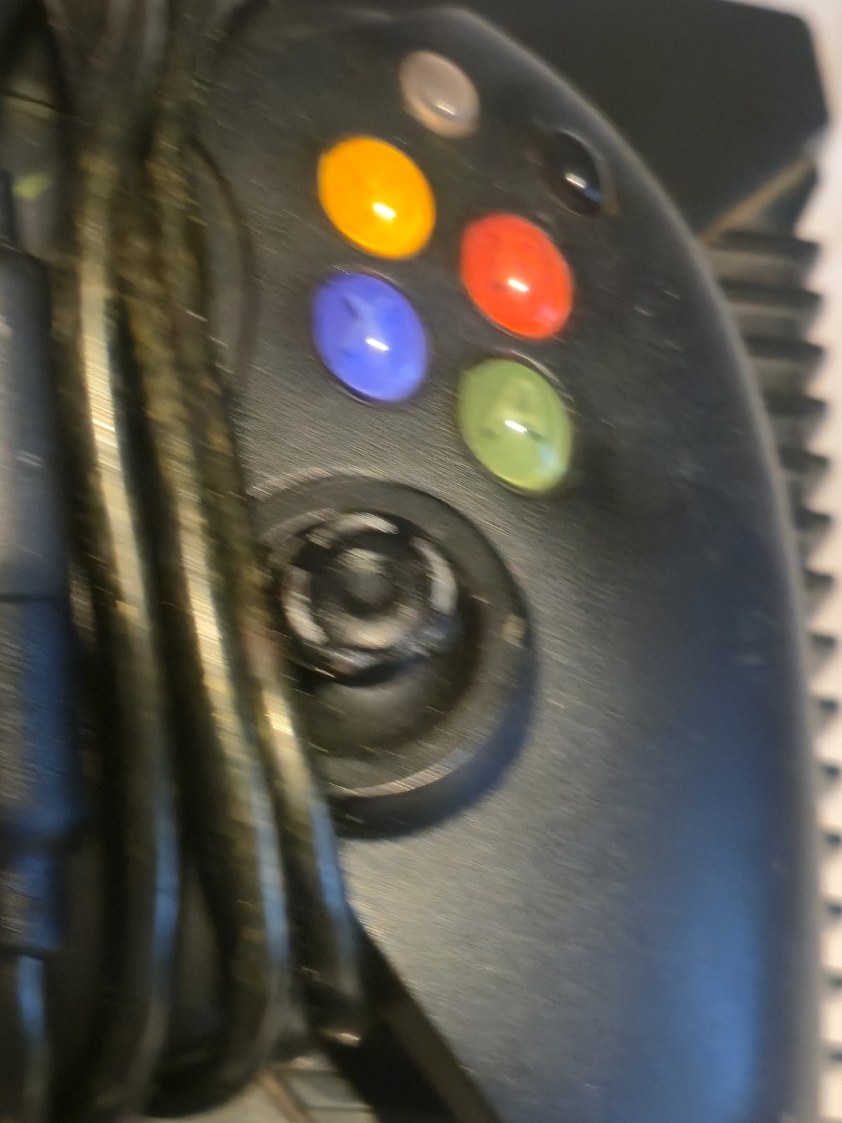 Microsoft Xbox Console Black, Wired Controller, Component RCA & Ethernet
