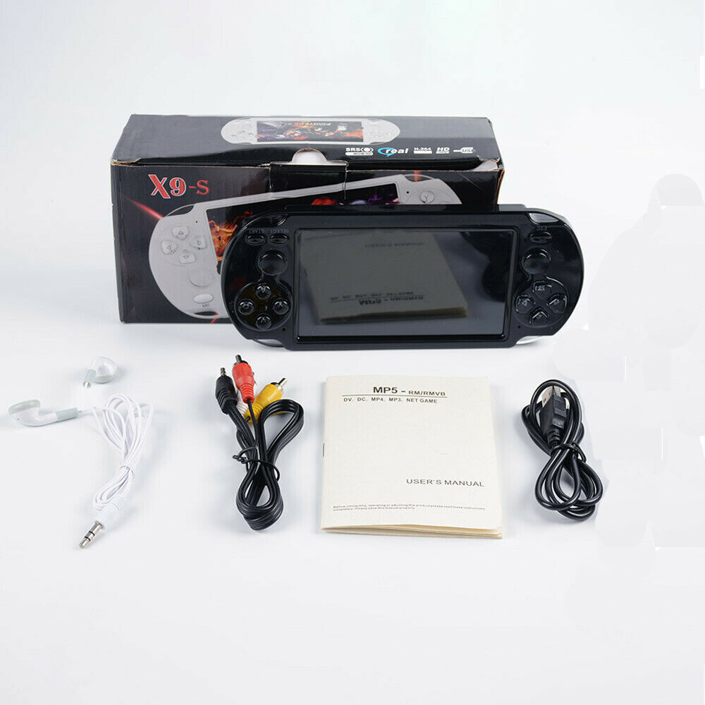X9S 5.1″ 8GB 128Bit Handheld Portable Game Console MP3 Video Player 1000+ Games