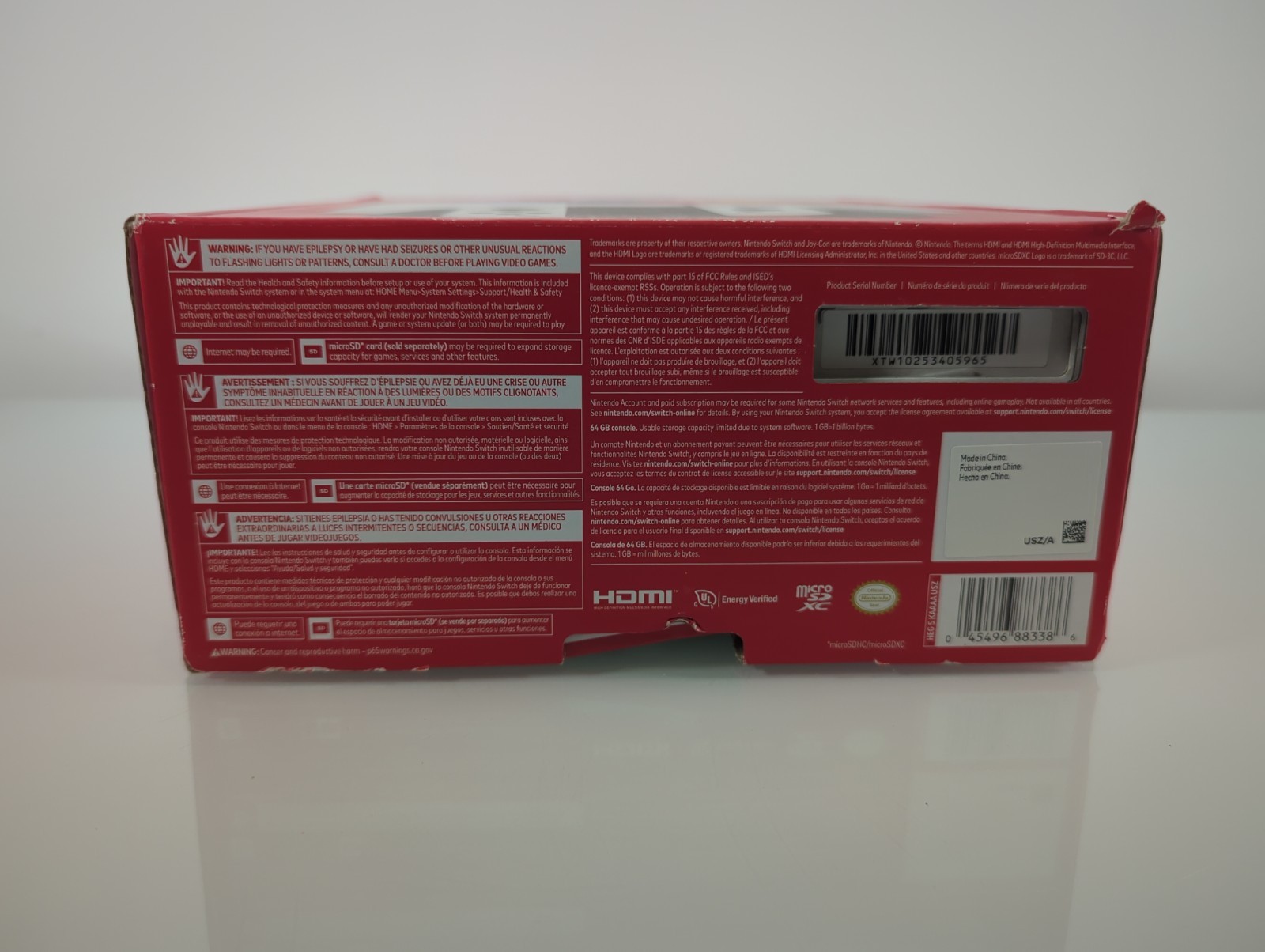 Nintendo Switch OLED Box Only + Bags+Wristbands+Trays – Console Not Included