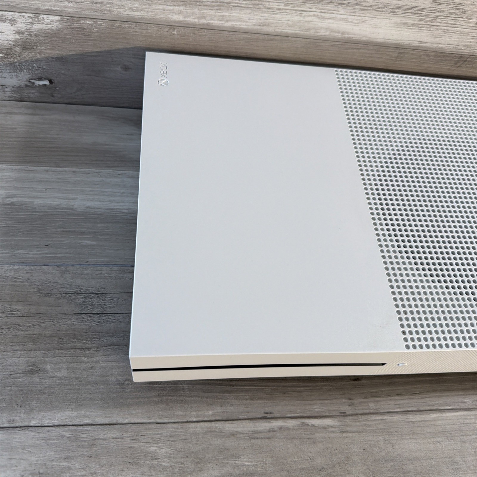 Microsoft Xbox One S 500GB Disc Edition Console Only Model 1681 White Tested
