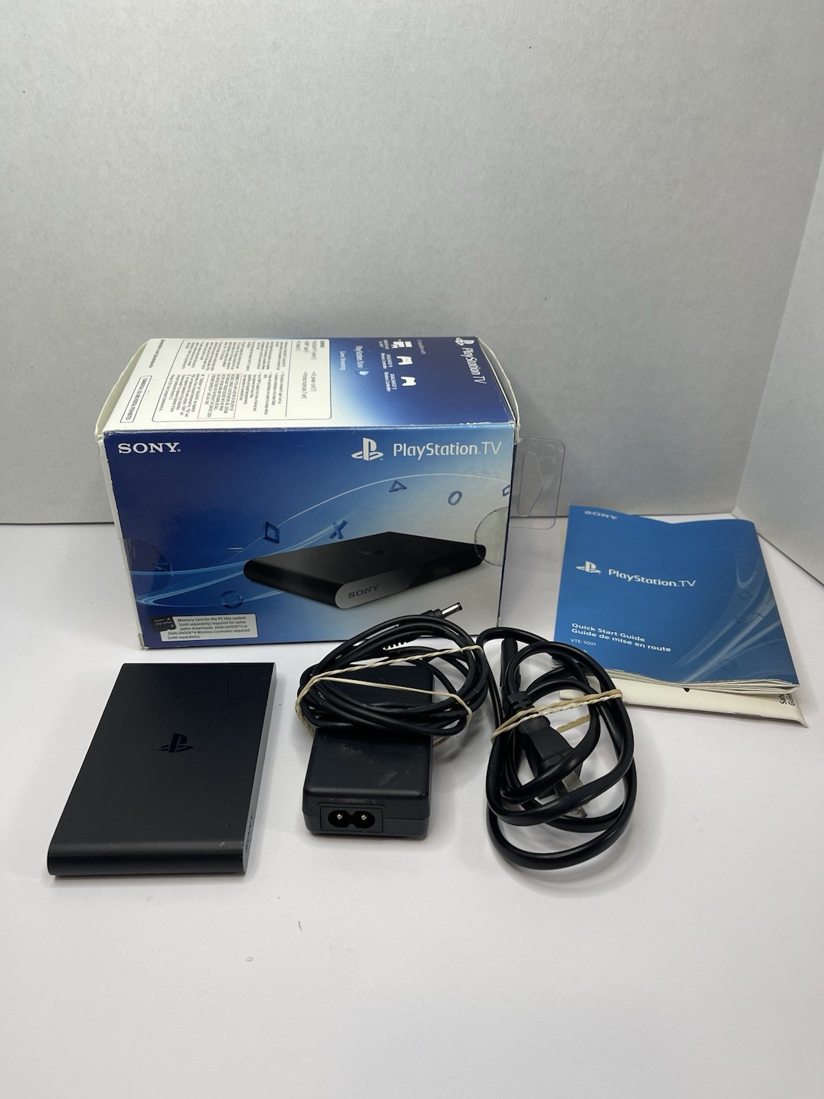 Sony Playstation TV Console w/Power Supply & Box — VTE-1001