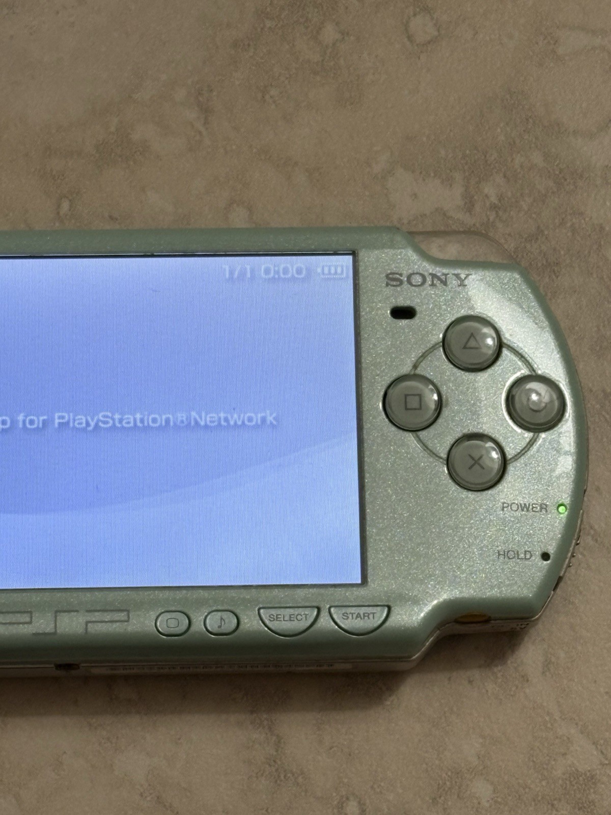 PSP 2000 Mint Green Console Charger Battery USA Seller