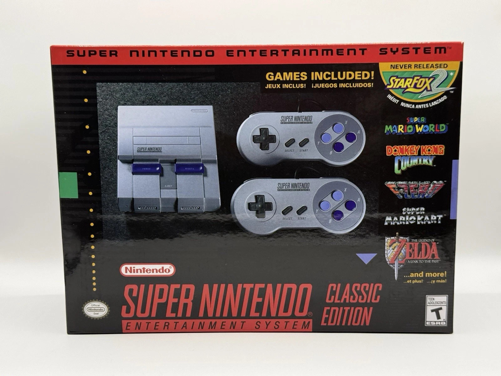 Super Nintendo Entertainment System SNES Classic Mini Edition Brand NEW US