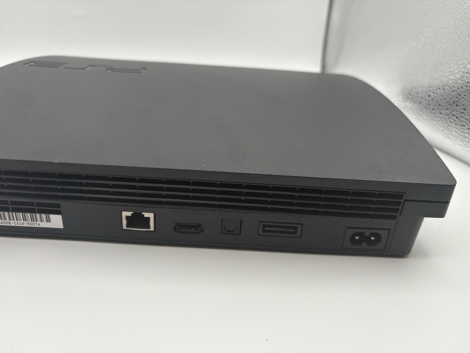 Sony Playstation 3 Slim Console W/ Oem Cables & Controller – Tested Works! 160GB