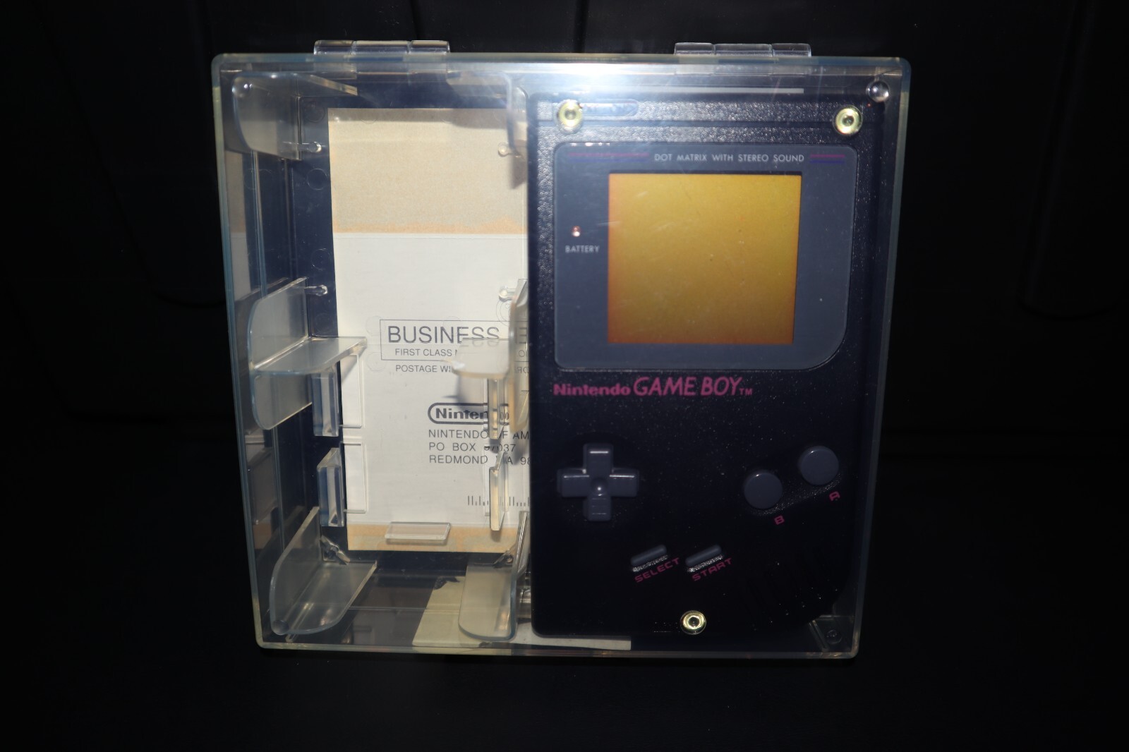 *NEW OPEN BOX!* Nintendo Game Boy DMG-01 Black HW-USA-3 Retail Plastic Case