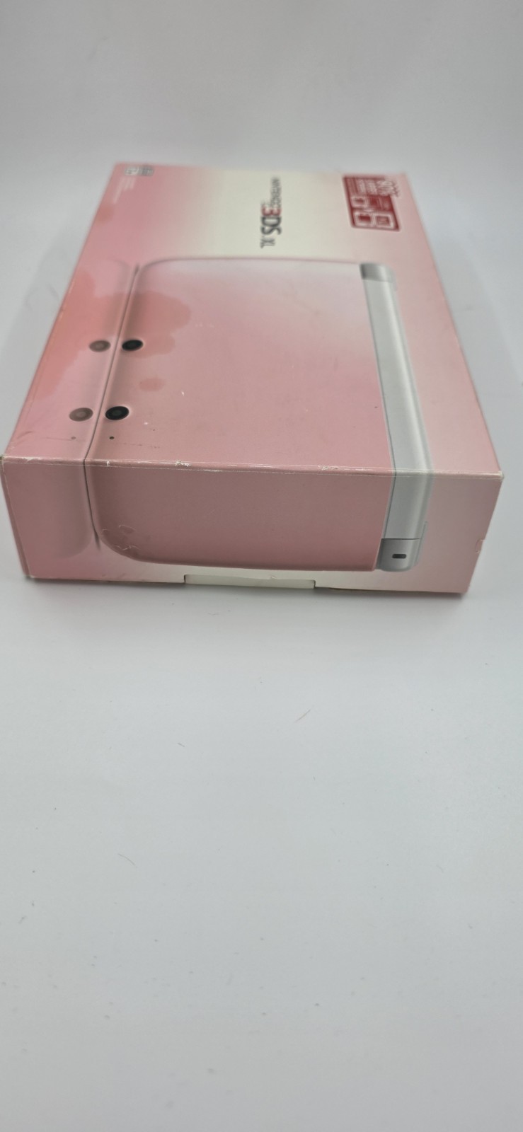 Nintendo 3DS XL Launch Edition White & Pink Handheld System in Box +AR Cards