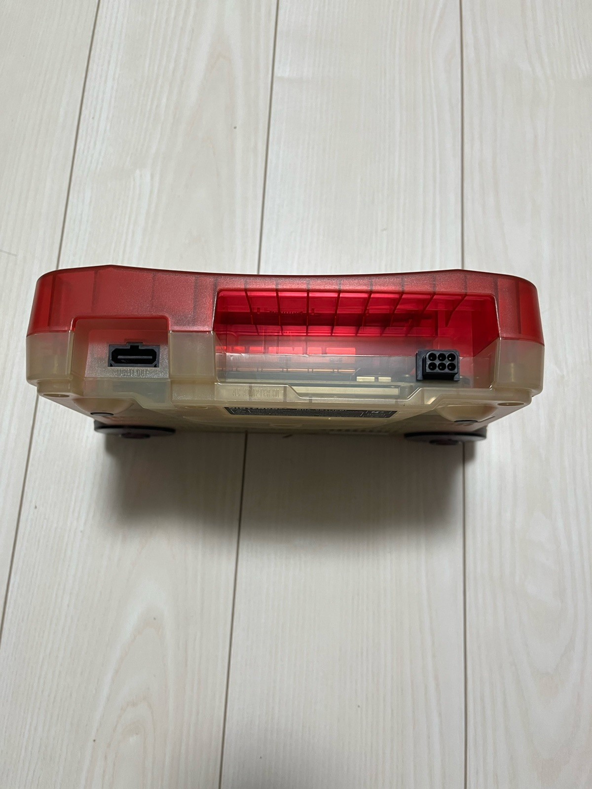 【TESTED】Nintendo 64 N64 Console Water Melon Clear Red + Controller × 2 + Game