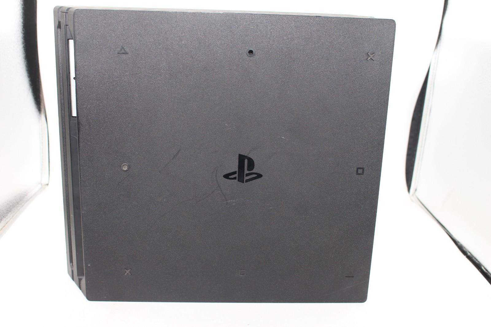 Sony PlayStation 4 Pro – Jet Black – AS-IS – CONSOLE ONLY – NO HDD CUH-7218B