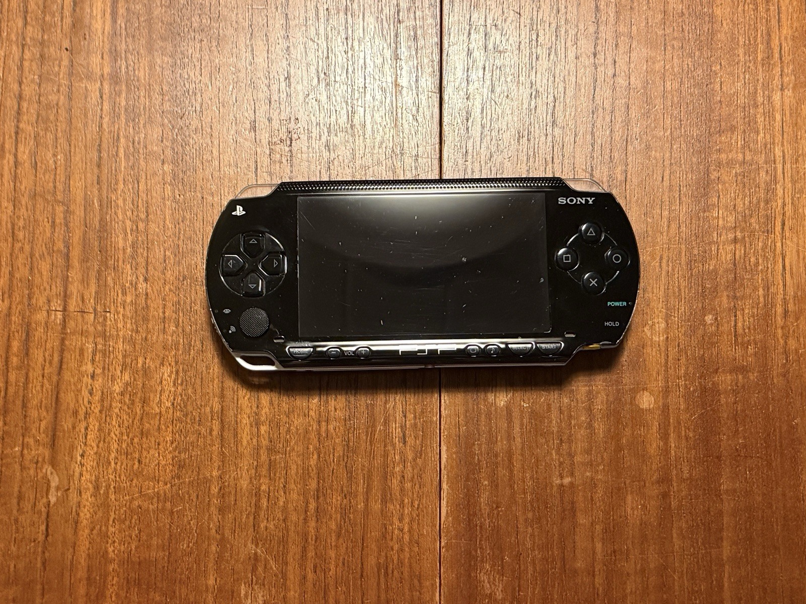 Sony PSP 1001 Black Handheld Console with Charger and Game Lot