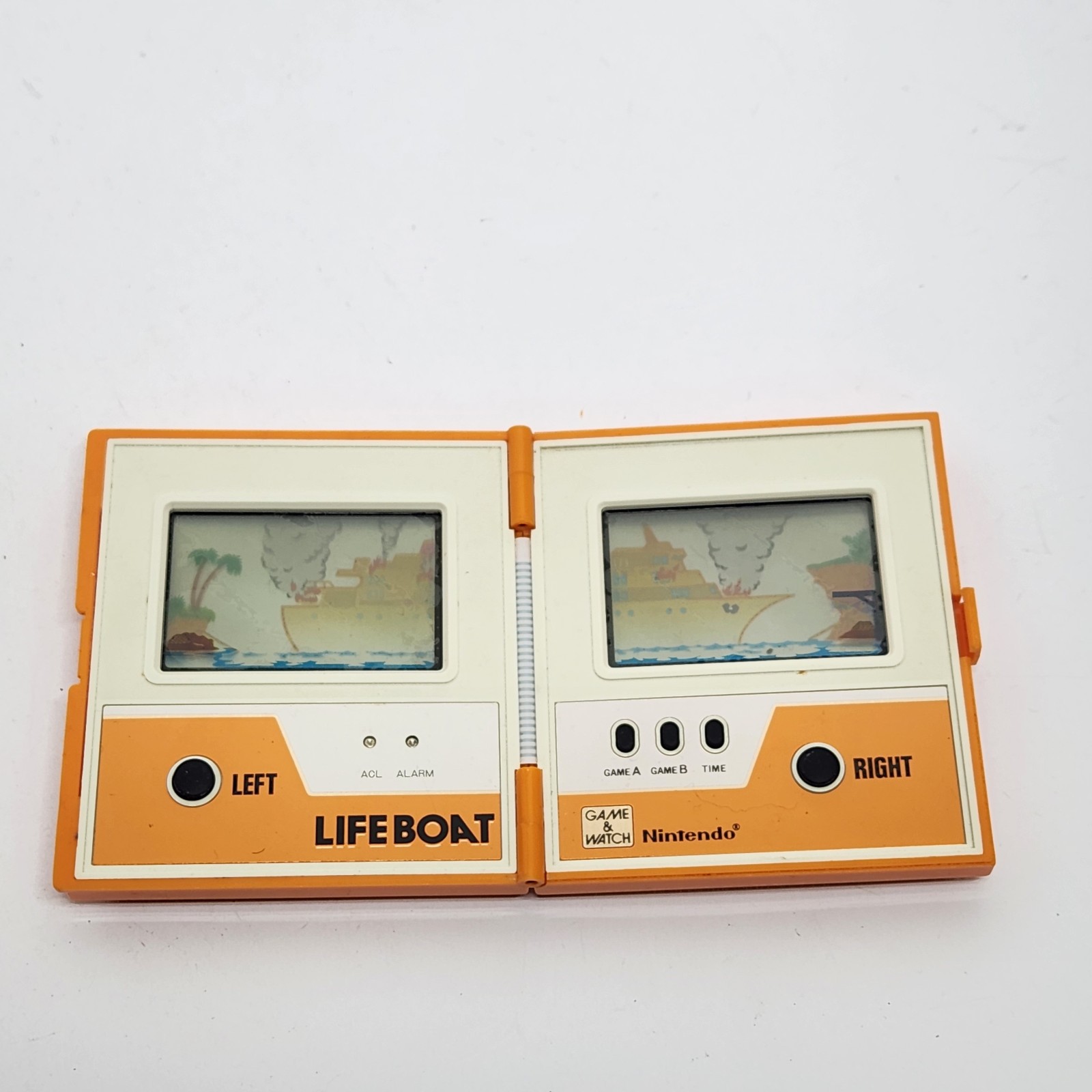 Nintendo Game & Watch Lifeboat Multiscreen Handheld Game Console Japan 1983