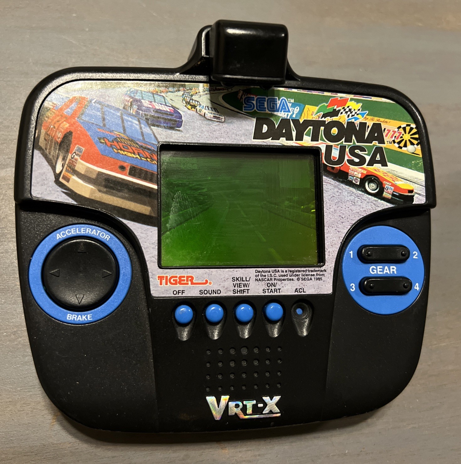 Sega Tiger Electronics 1995 Daytona USA Handheld Game Vintage WorksSega Tiger
