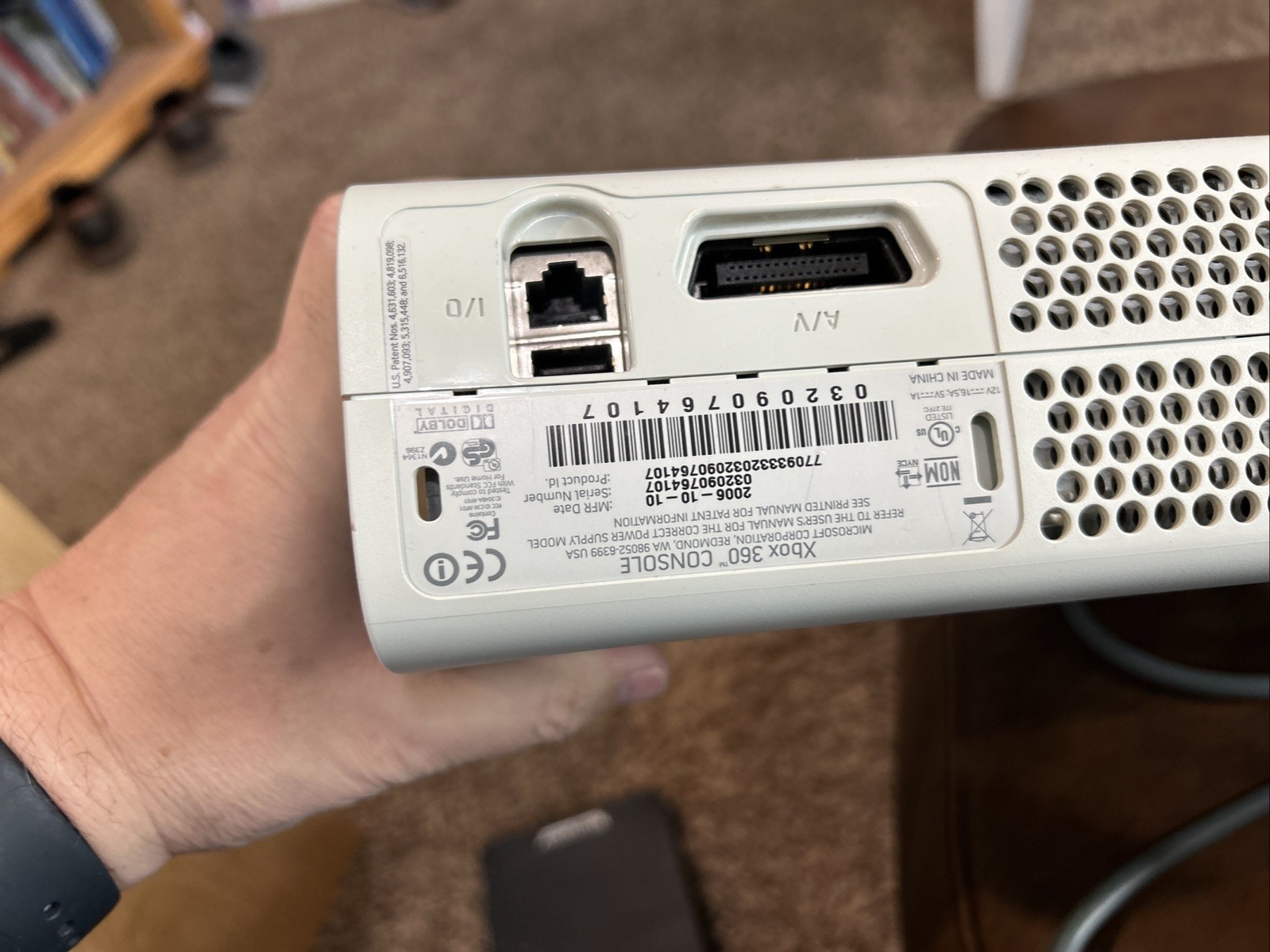 Microsoft Xbox 360 With Hard Drive. Not Working