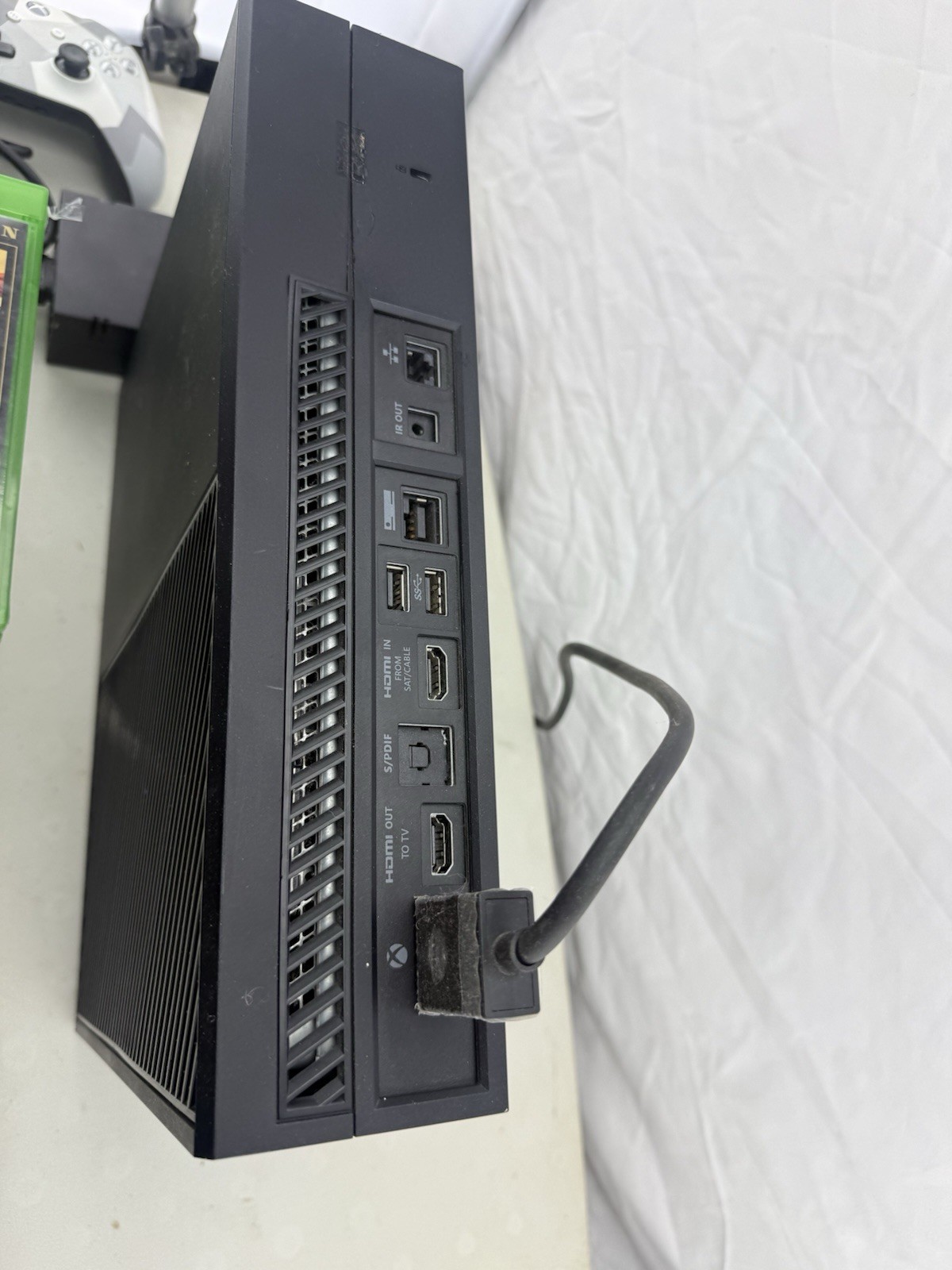 Xbox One Gaming Console Bundle With 14 Games & Power Supply Works Good !!!