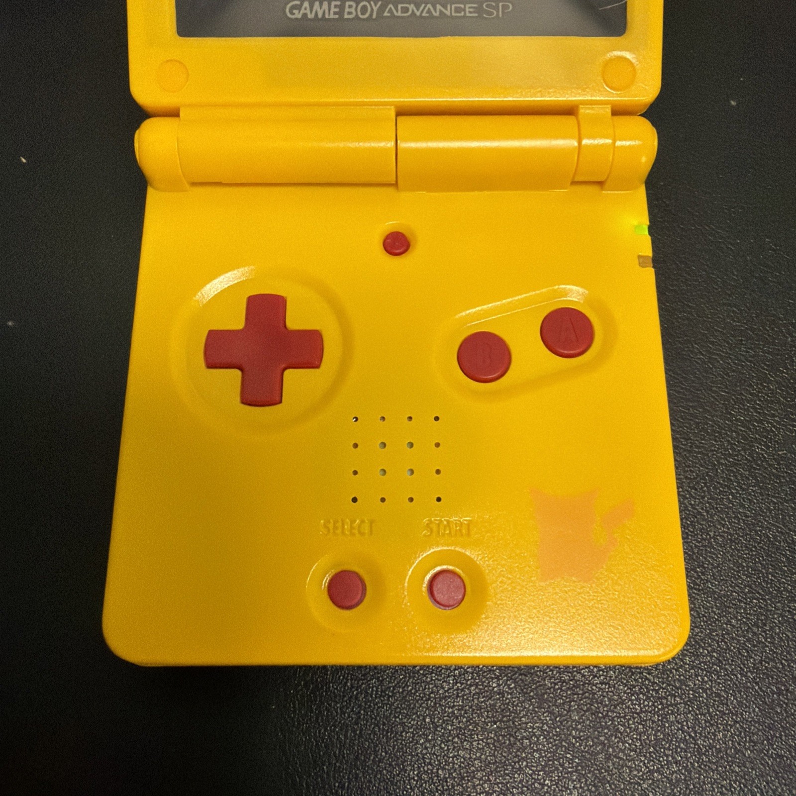 Nintendo Game Boy Advance SP Pikachu Handheld Brighter IPS Screen Yellow