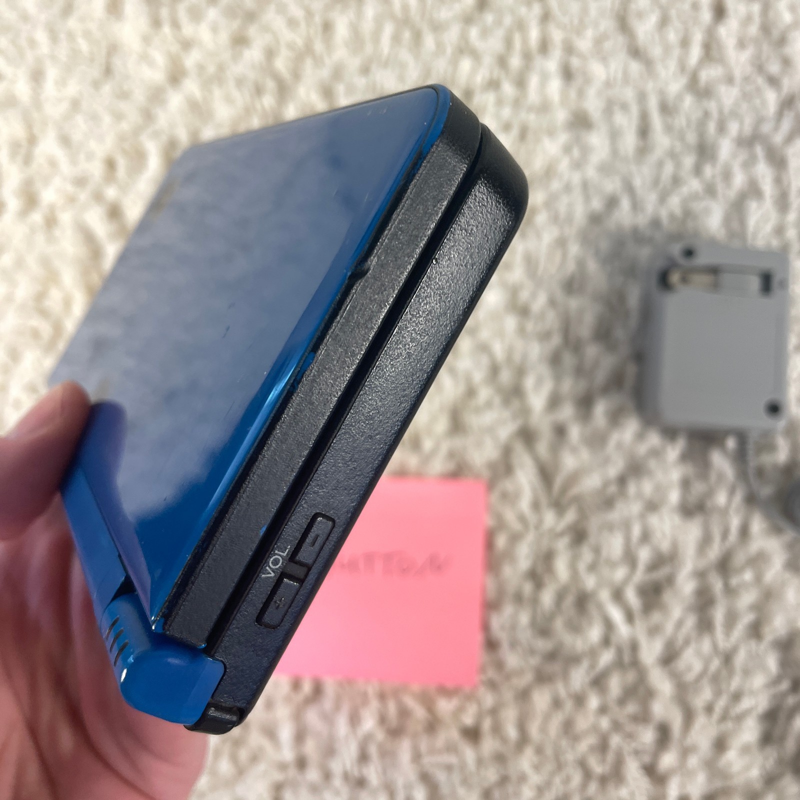 Nintendo DSi XL Midnight Blue Handheld Console System UTL-001 READ